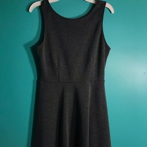 Gray Skater Dress
